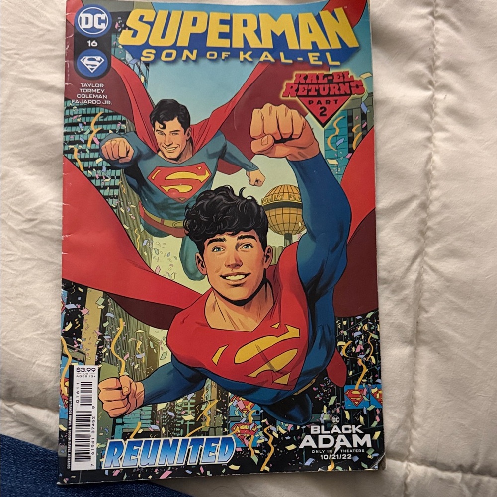 DC Superman Son of Kal-El Reunited Comic